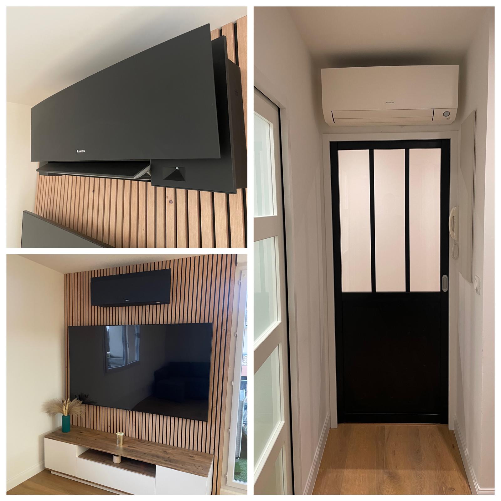 pose climatisation Daikin bi split